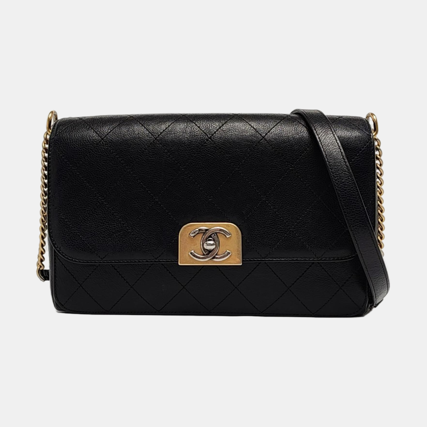 Quilted Calfskin Black