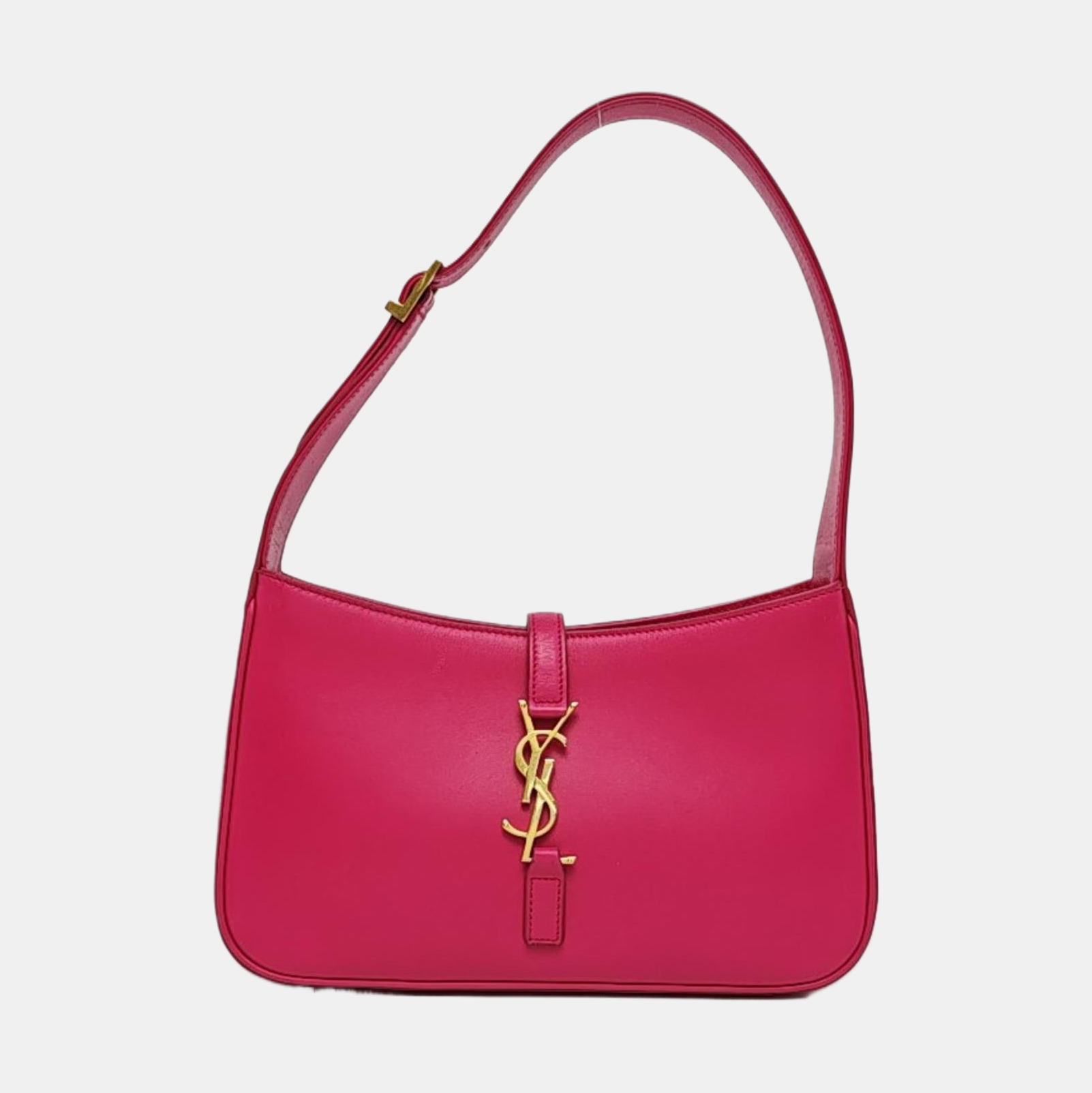 Authenticated pre-owned  LE 5 À 7 Calfskin Pink - Top Handle Bag at Looply