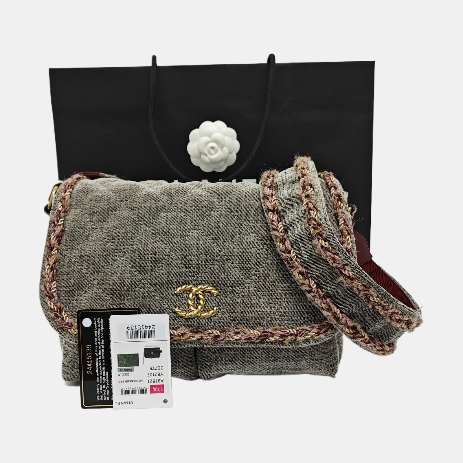 Quilted Velvet Gray