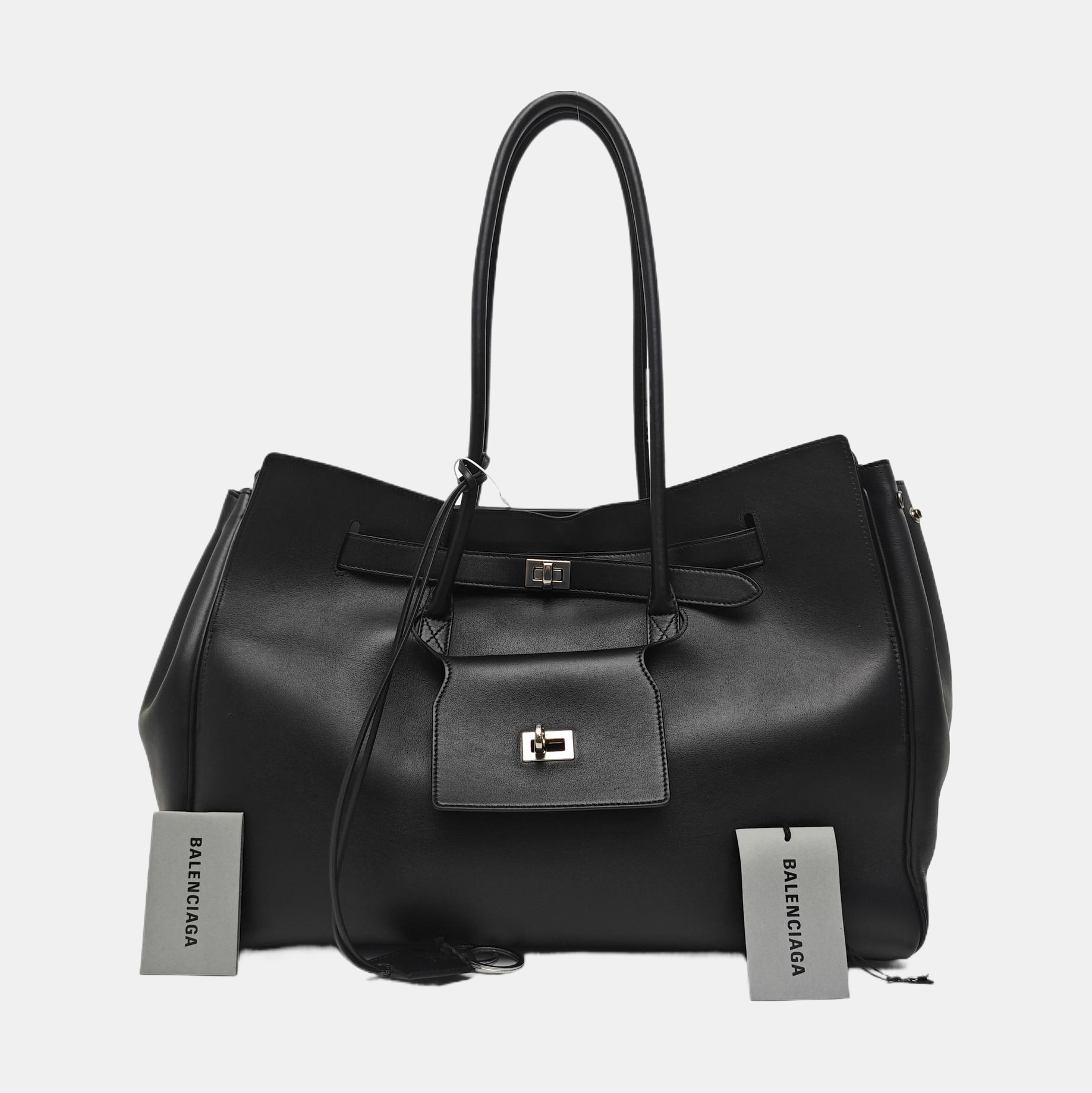 BEL AIR Large Calfskin Black