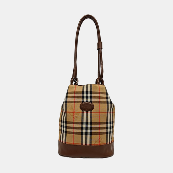Canvas Bucket Bag Beige