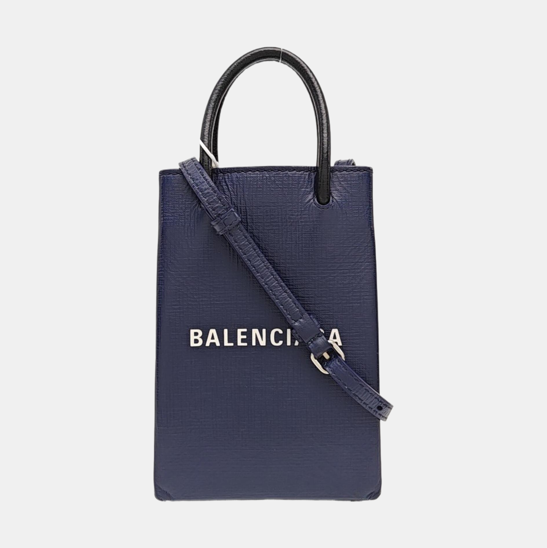 Calfskin Shoulder Bag Blue