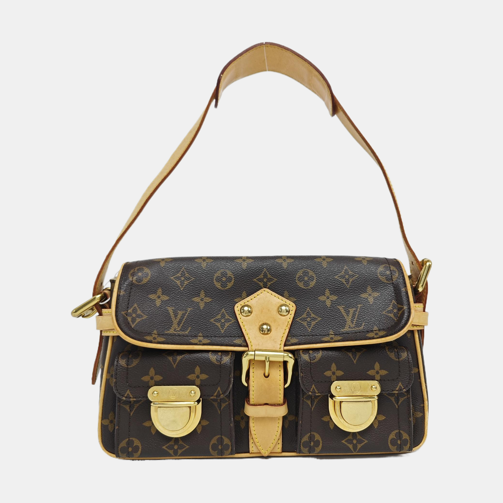 HUDSON PM Monogram Coated Canvas Brown