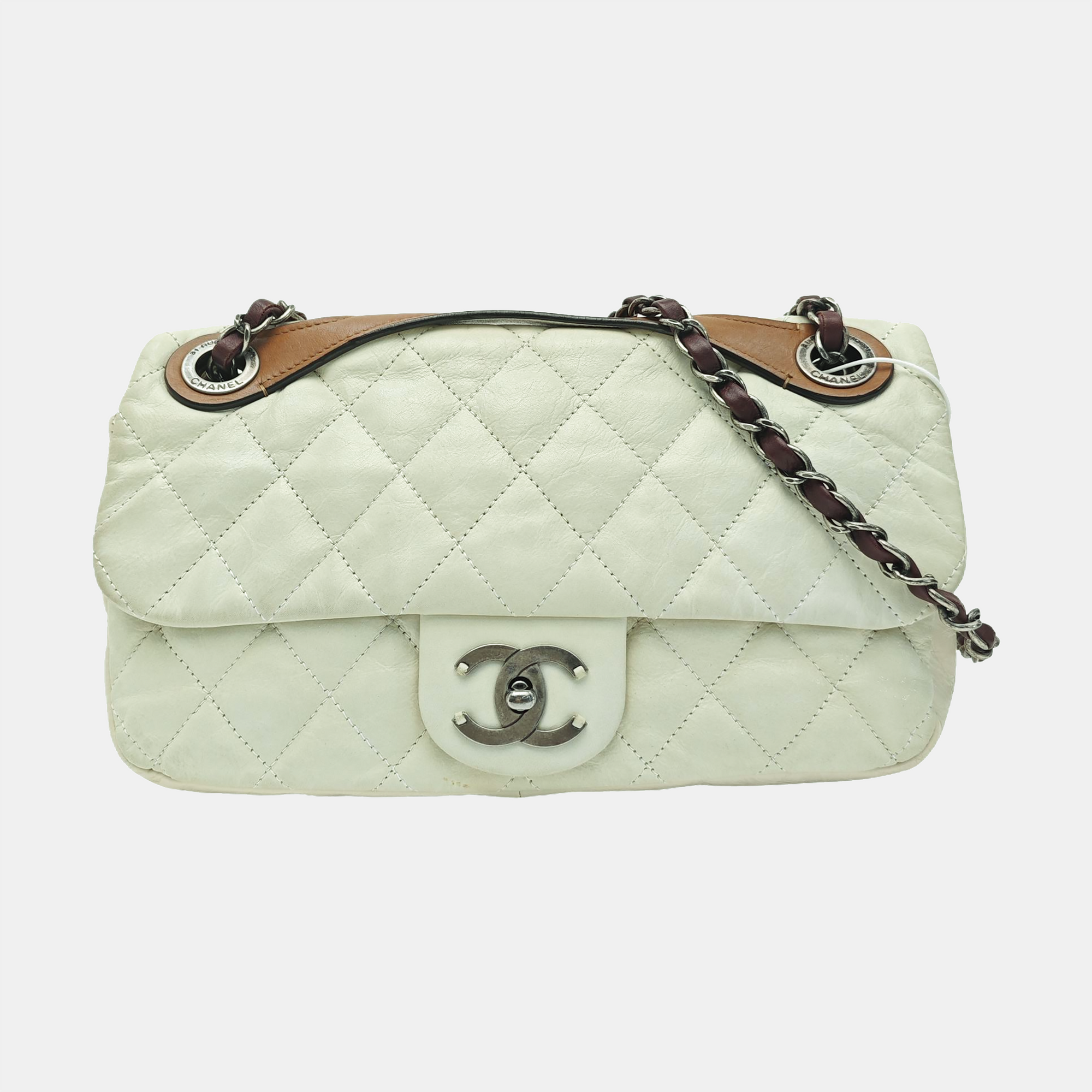 Quilted Calfskin Shoulder Bag Green