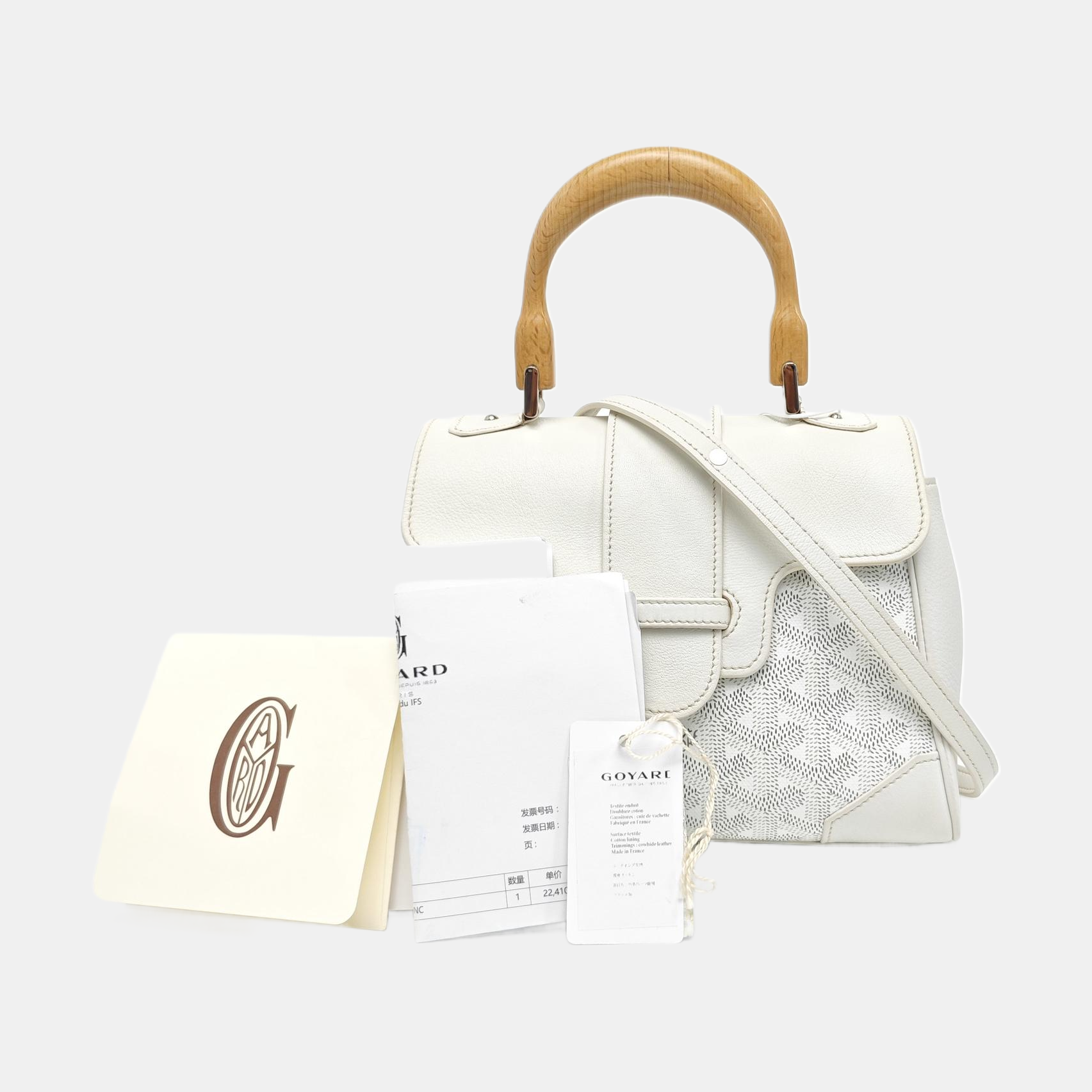 Saïgon Mini Coated Canvas White