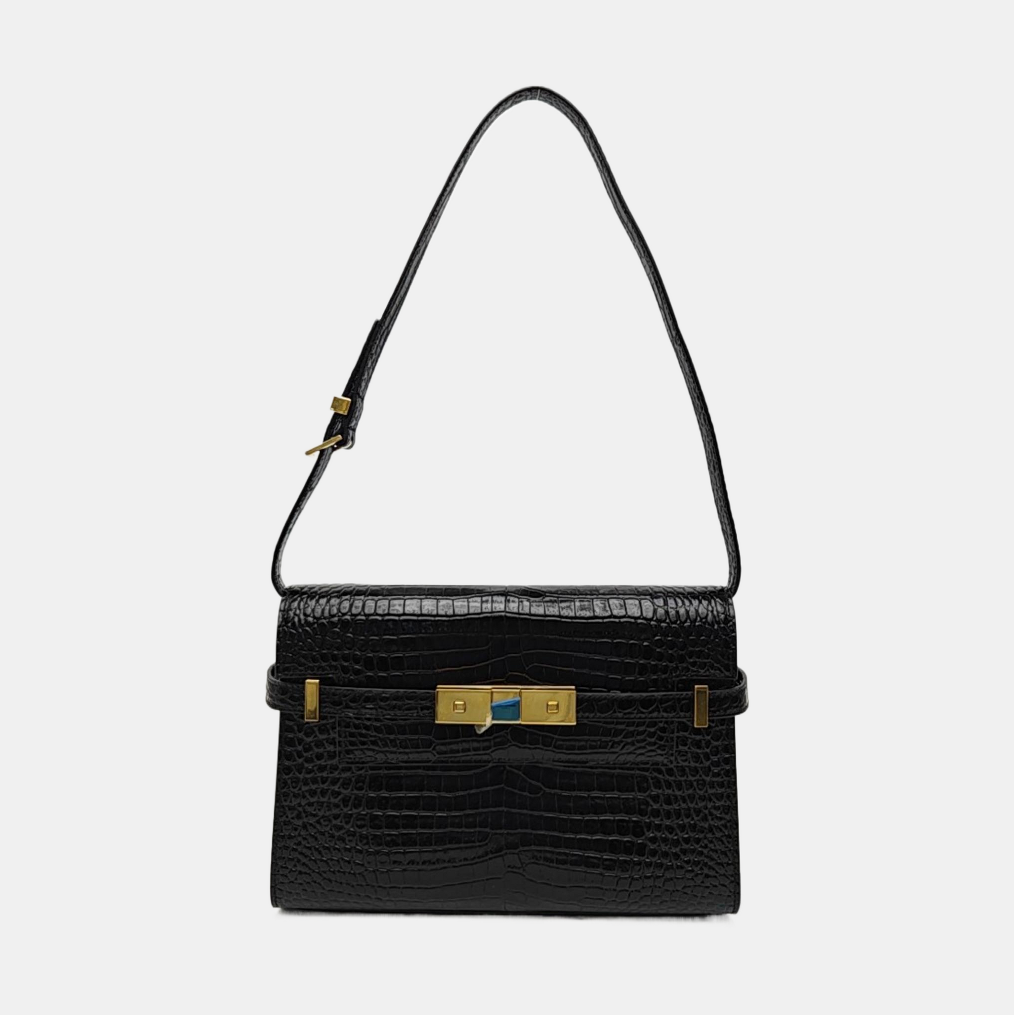 MANHATTAN Small Calfskin Black