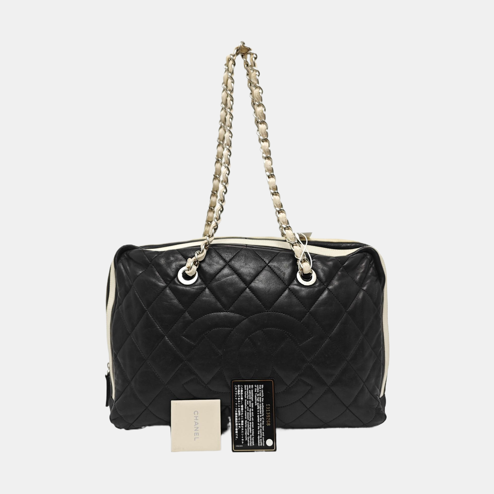 Quilted Lambskin Black