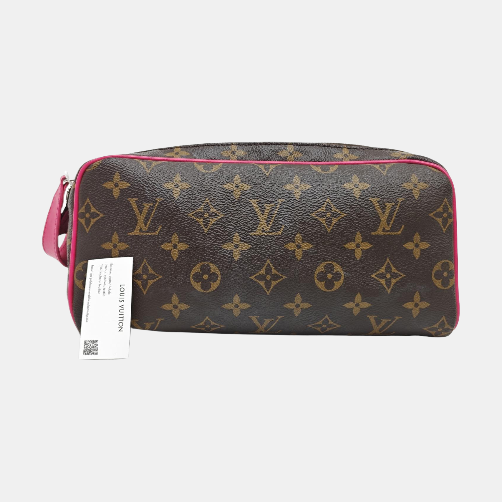 DOPP Monogram Coated Canvas Brown