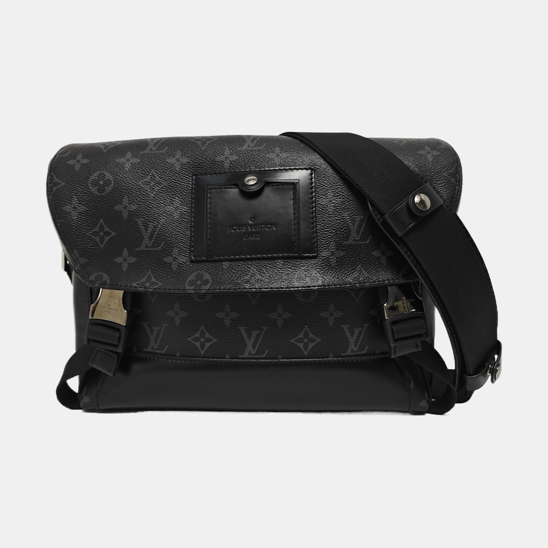 VOYAGER PM Monogram Coated Canvas Black