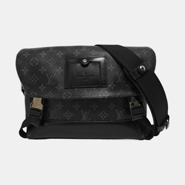 VOYAGER PM Monogram Coated Canvas Black