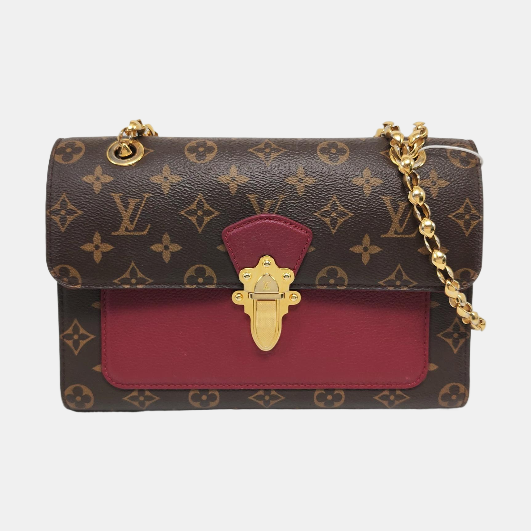 VICTOIRE Monogram Coated Canvas Brown