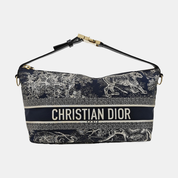 Diortravel Nomad Medium Fabric Blue
