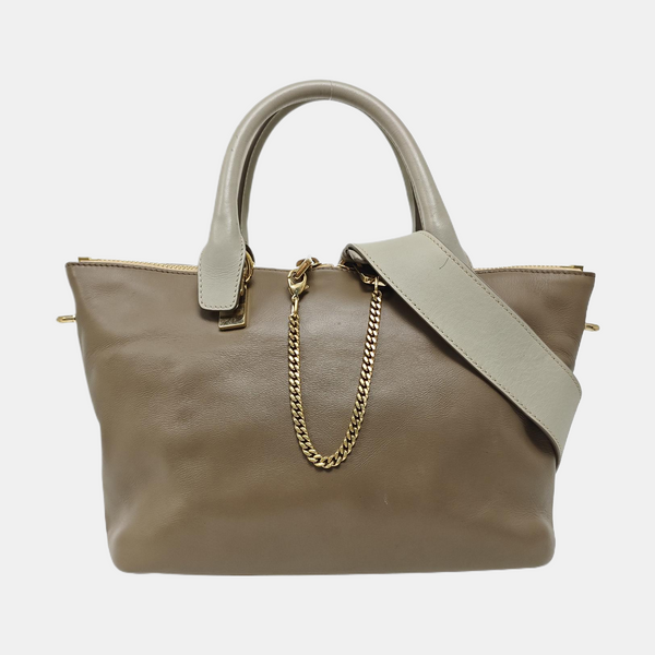 Calfskin Tote Bag Gray