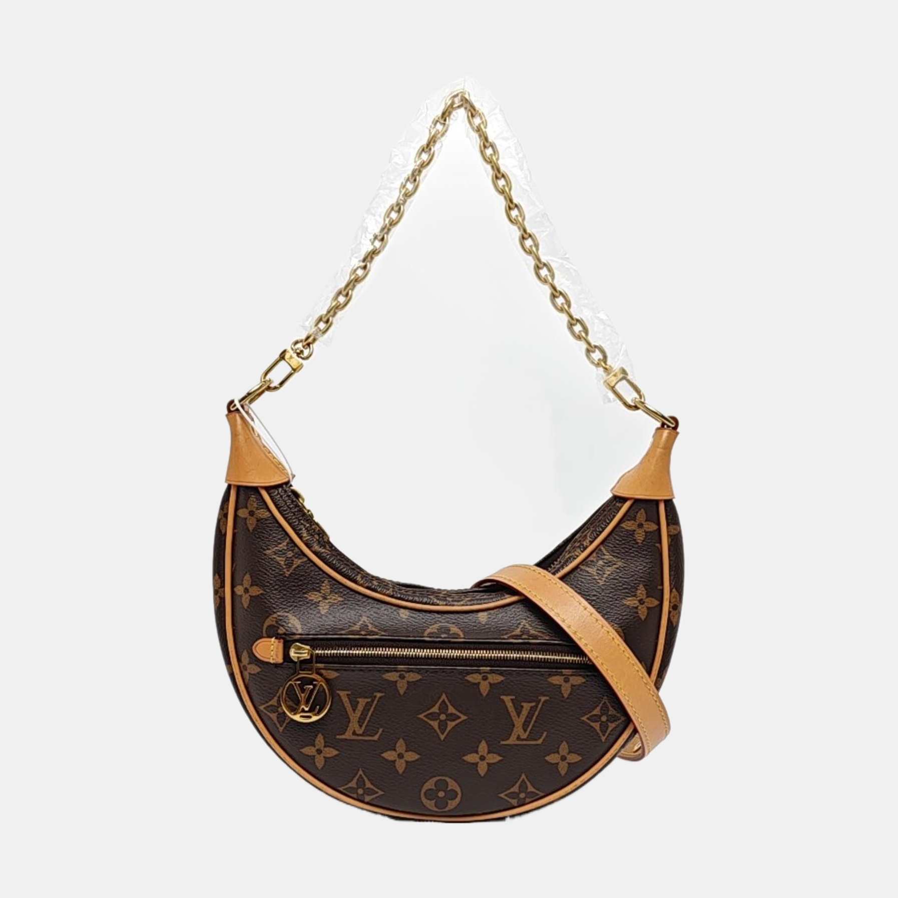 LOOP Monogram Coated Canvas Brown