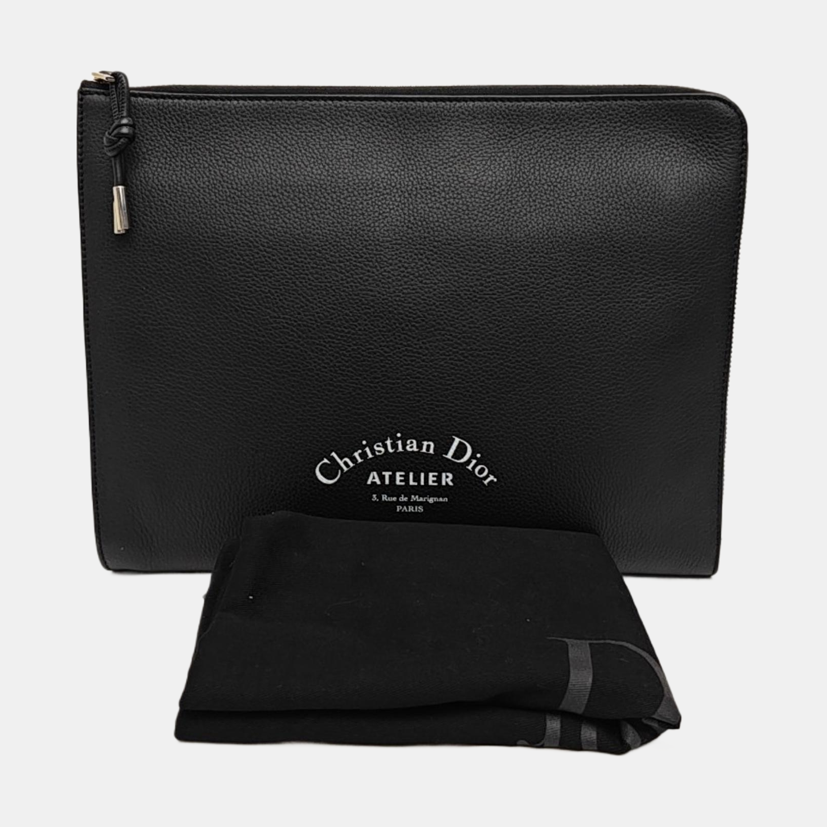 Calfskin Clutch Black