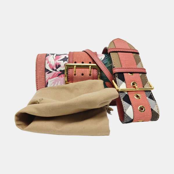 Buckle Small Calfskin Pink