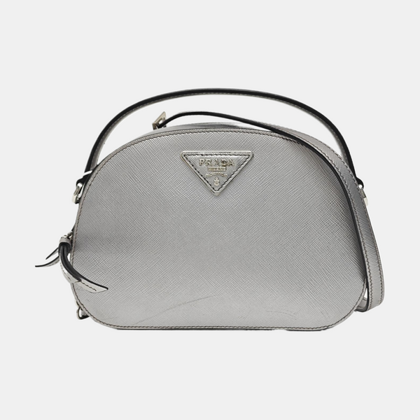 Odette Saffiano Calfskin Silver