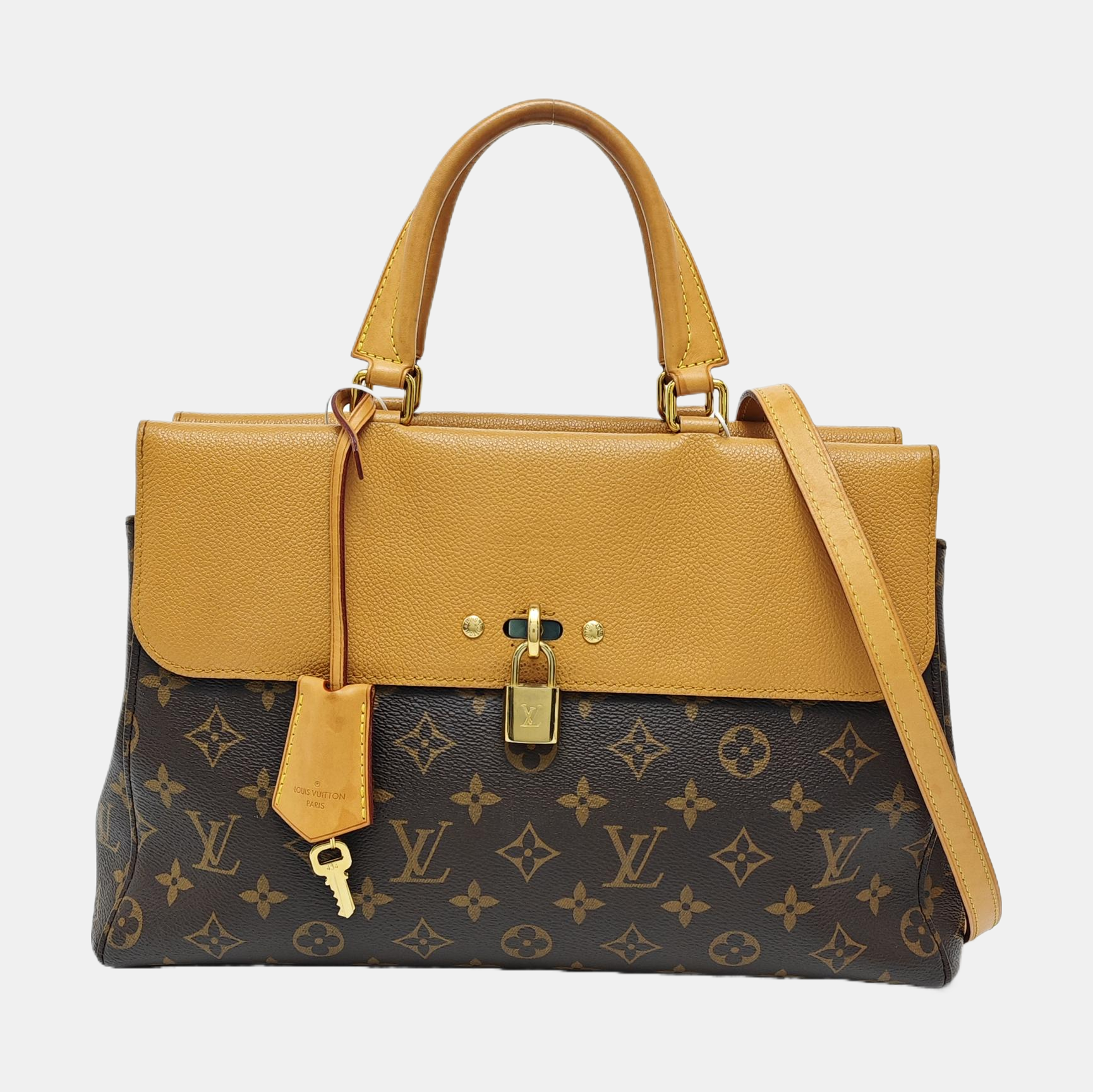 VÉNUS Monogram Coated Canvas Brown
