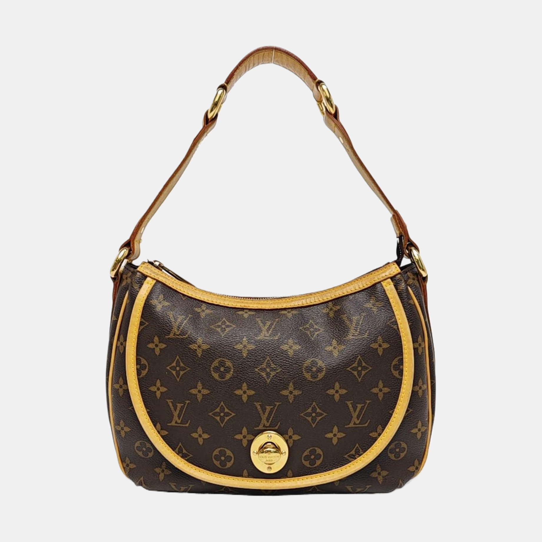 TULUM PM Monogram Coated Canvas Brown