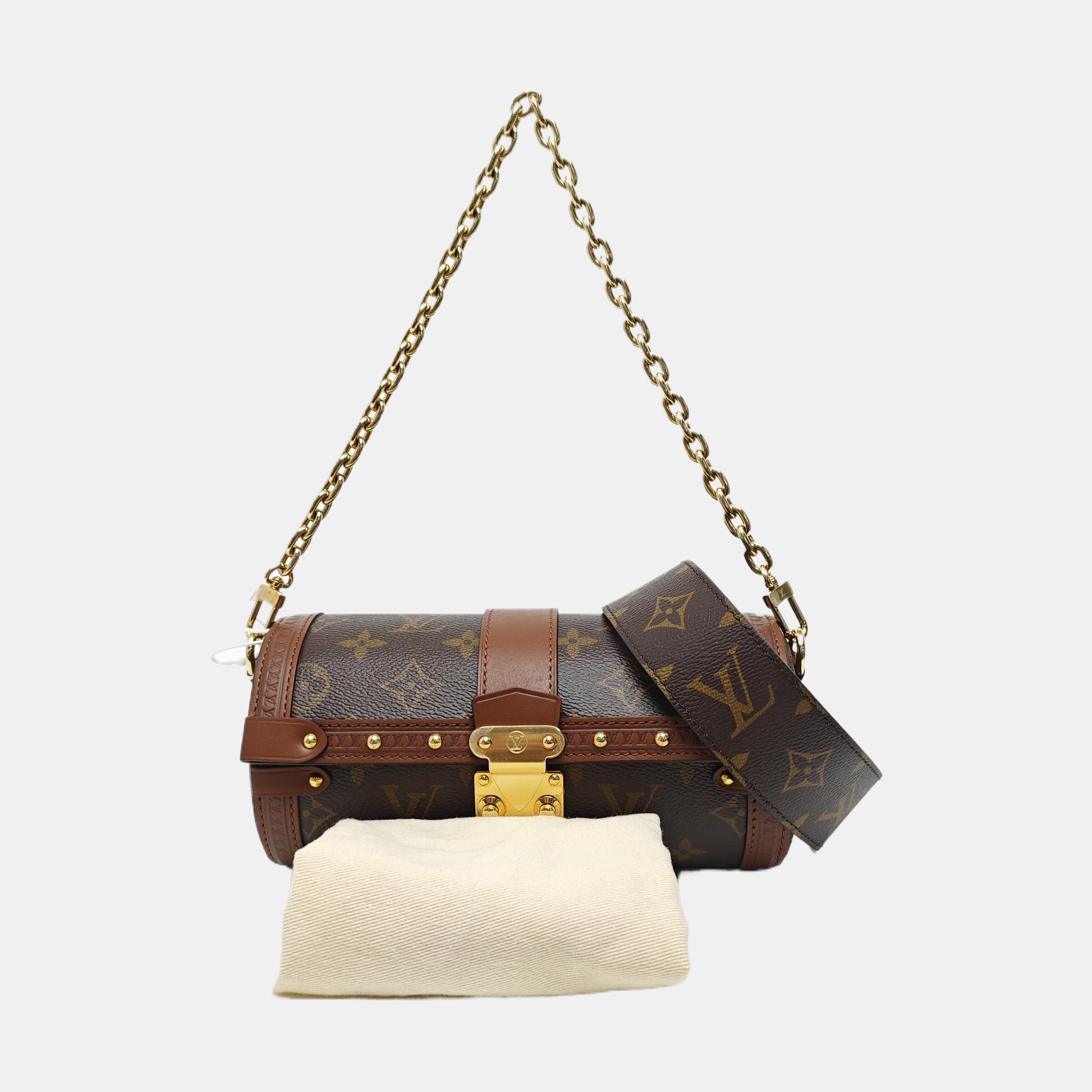 PAPILLON 19 Monogram Coated Canvas Brown