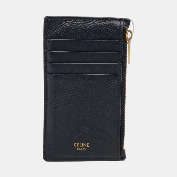 Calfskin Card Holder Black