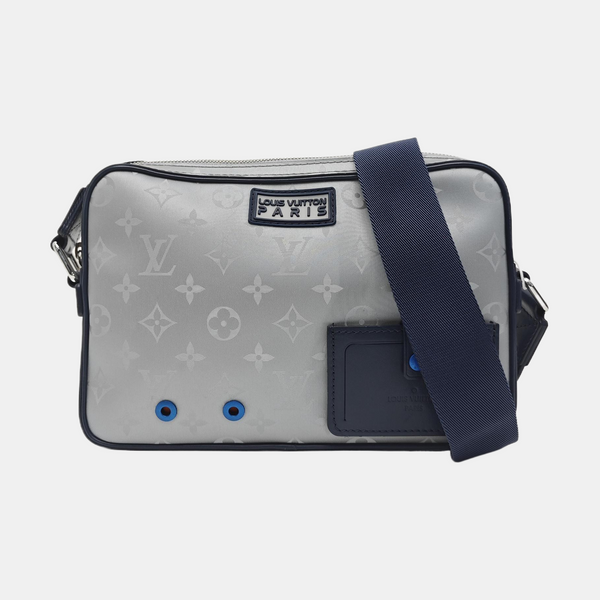 ALPHA Monogram Coated Canvas Silver