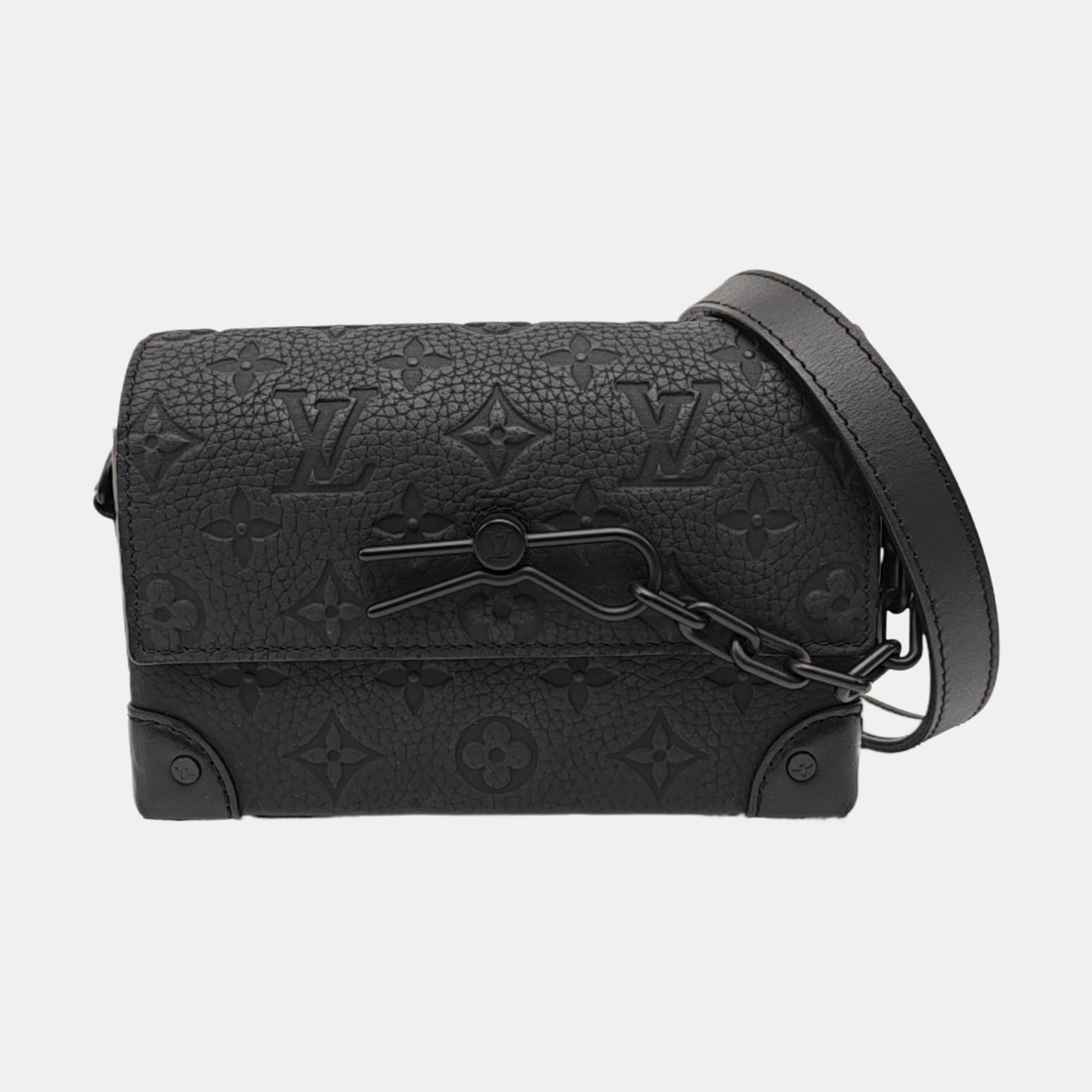 SOFT TRUNK Mini Monogram Calfskin Black