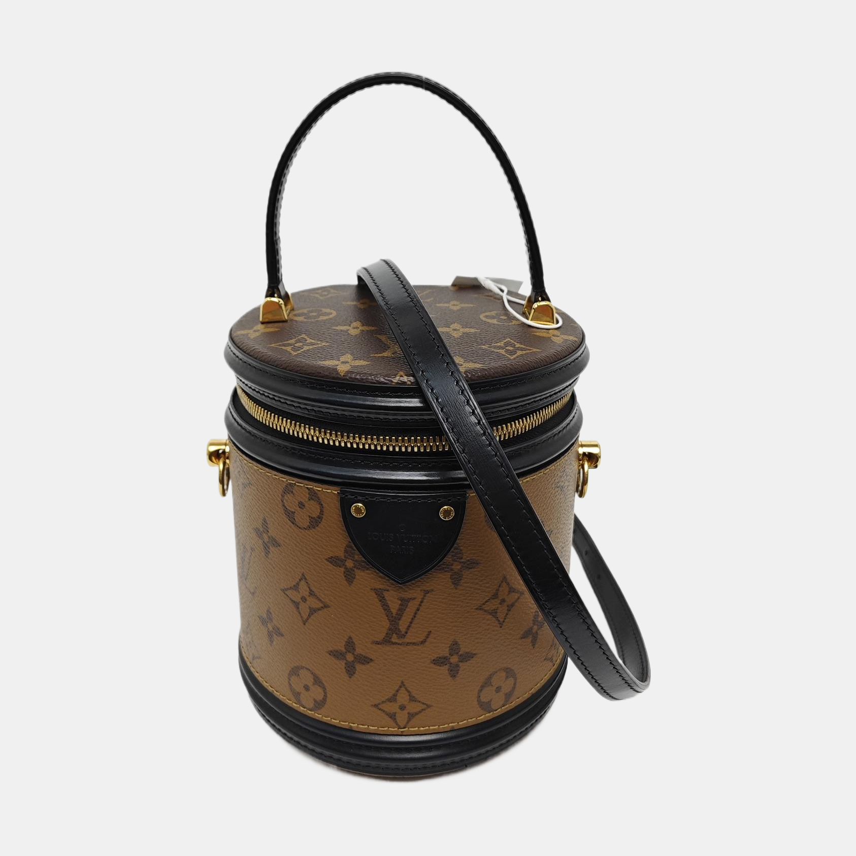 CANNES PM Monogram Coated Canvas Brown