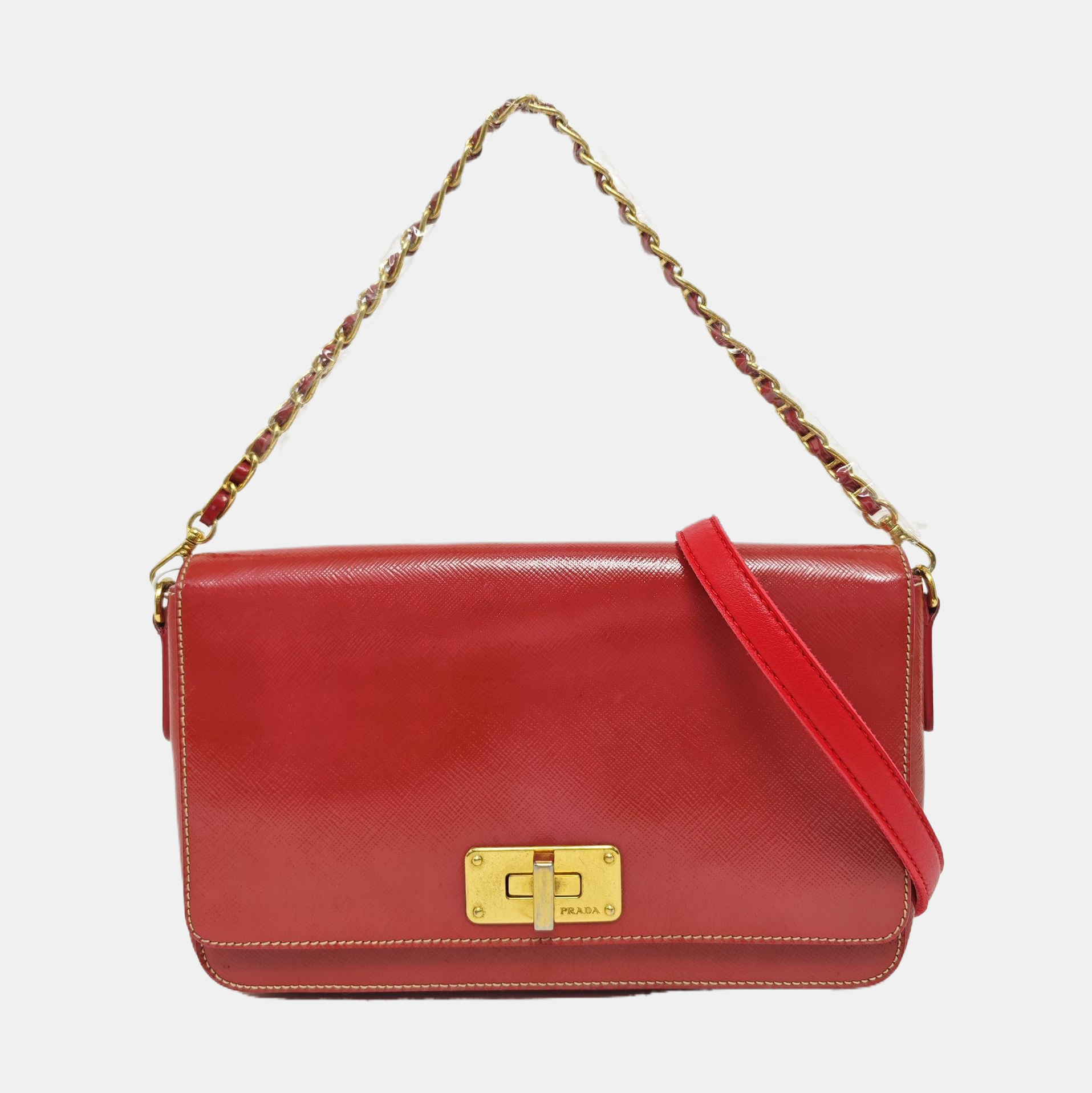 Saffiano Calfskin Red