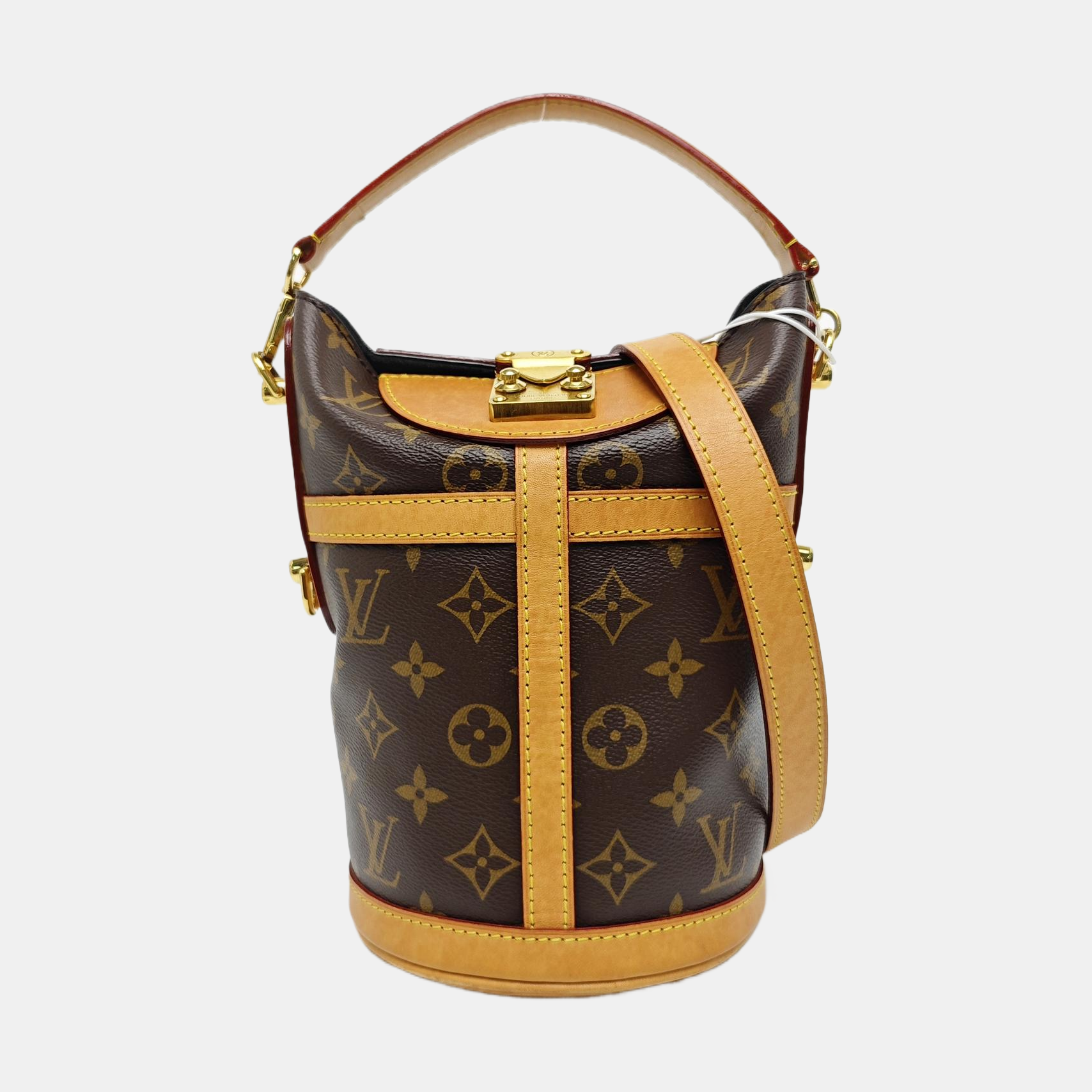 DUFFLE Monogram Coated Canvas Brown