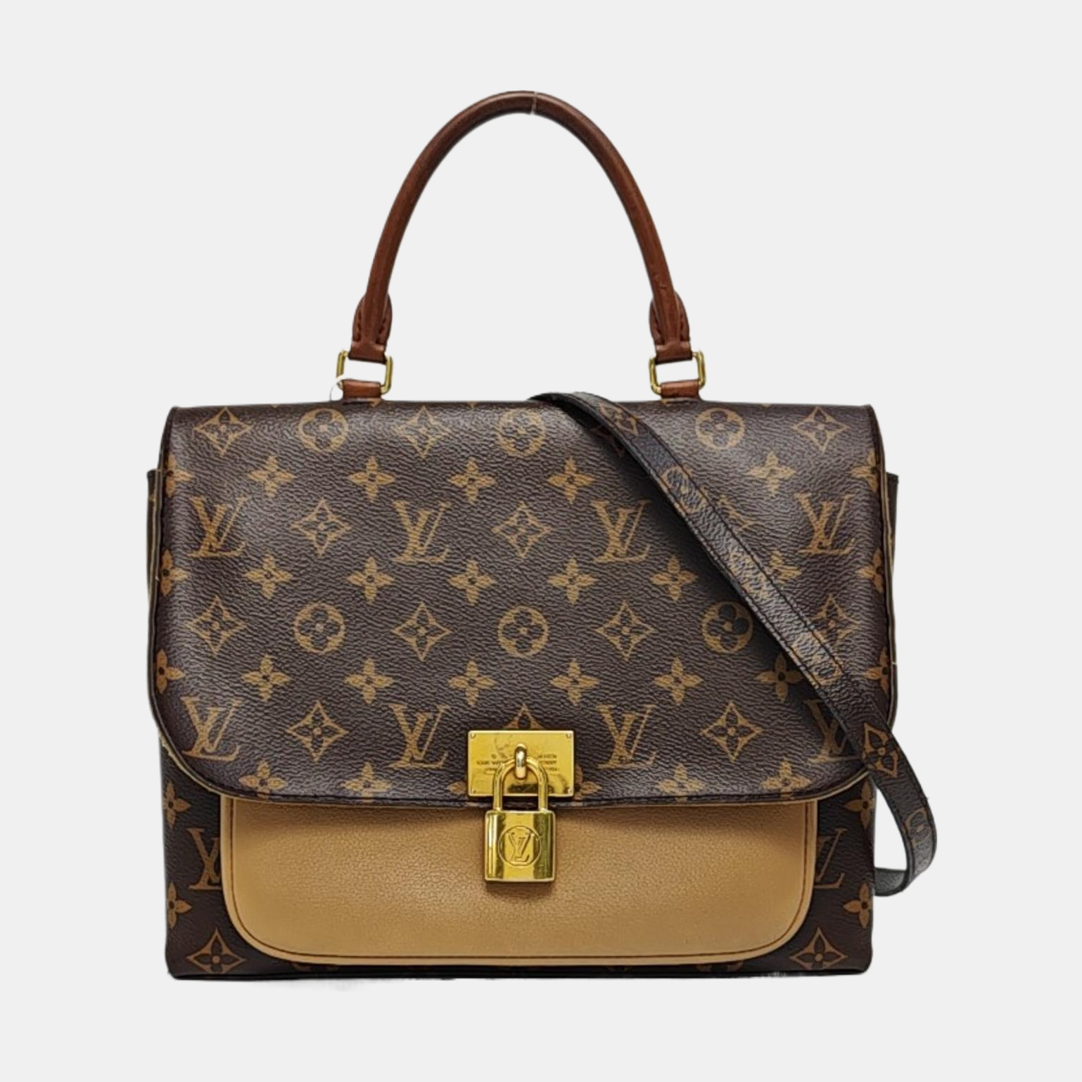 MARIGNAN Monogram Coated Canvas Brown
