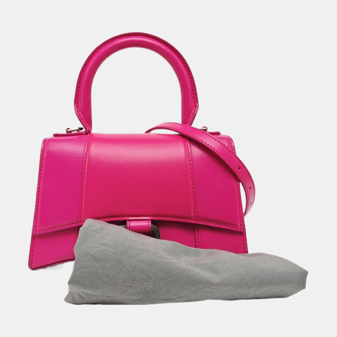 Hourglass XS Quilted Calfskin Red