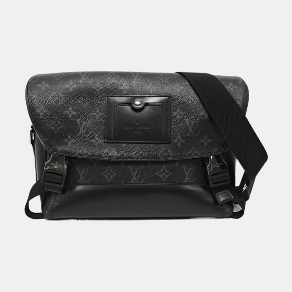 VOYAGER PM Monogram Coated Canvas Black