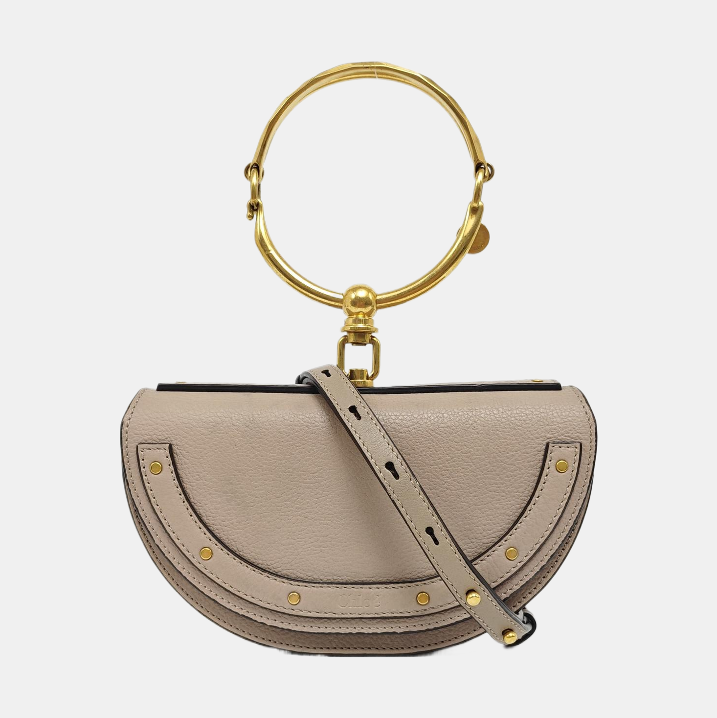 Nile Small Calfskin Gray