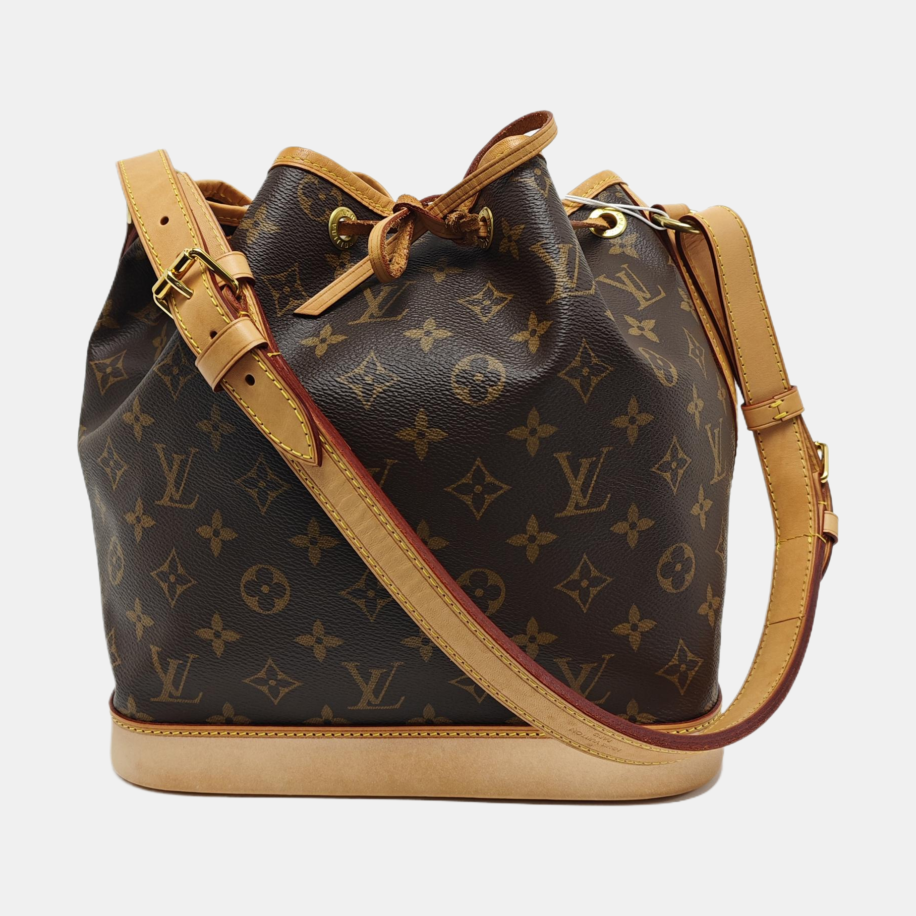 NOÉ MM Monogram Coated Canvas Brown