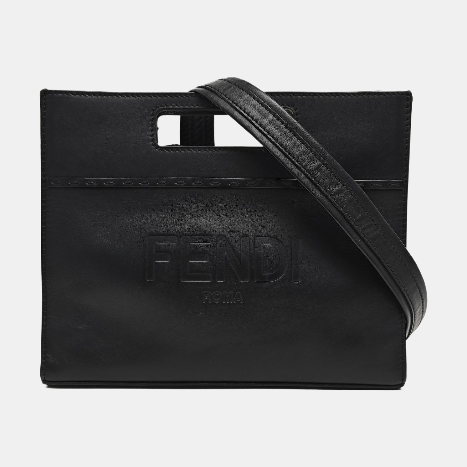 Quilted Calfskin Tote Bag Black