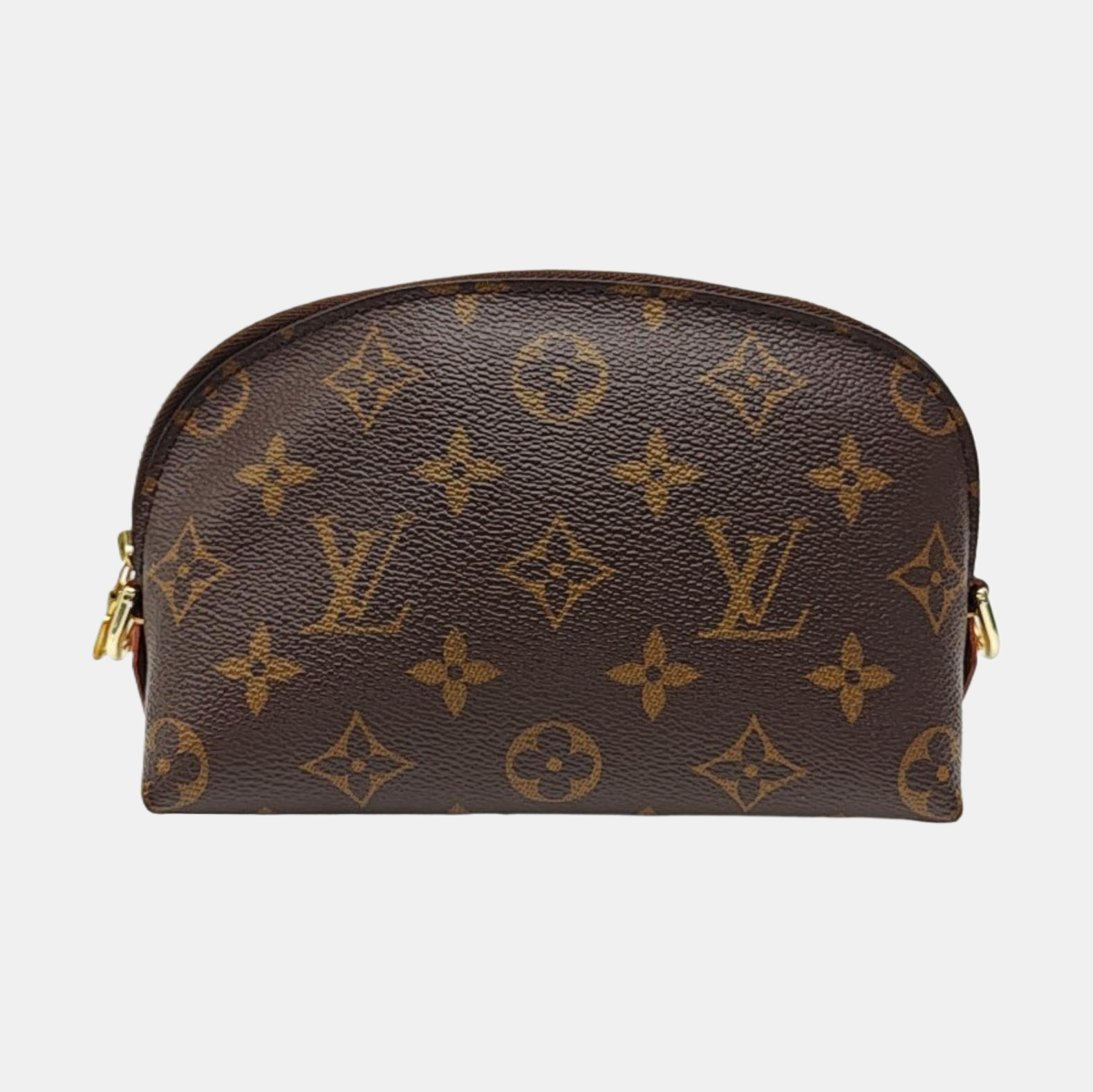 COSMETIC PM Monogram Coated Canvas Brown