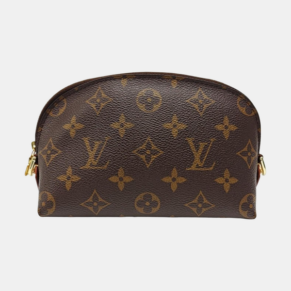 COSMETIC PM Monogram Coated Canvas Brown