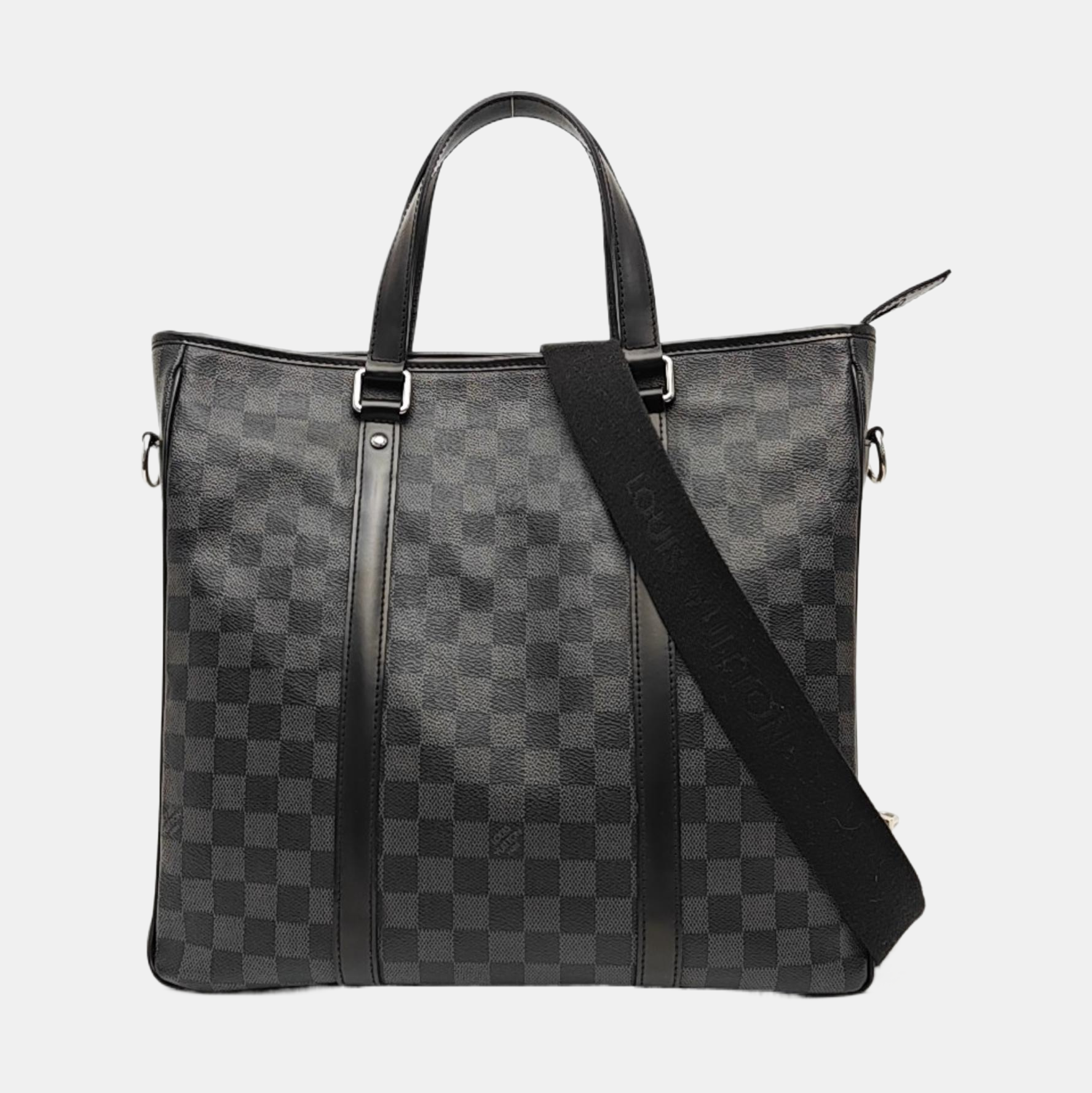 TADAO Damier Graphite Coated Canvas Gray