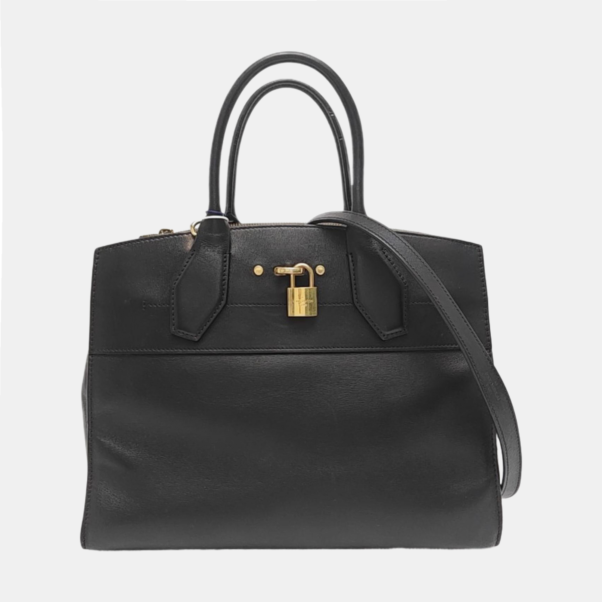 CITY STEAMER MM Calfskin Black