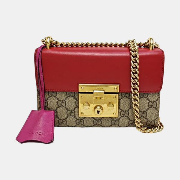 Padlock Small Monogram Coated Canvas Multicolor