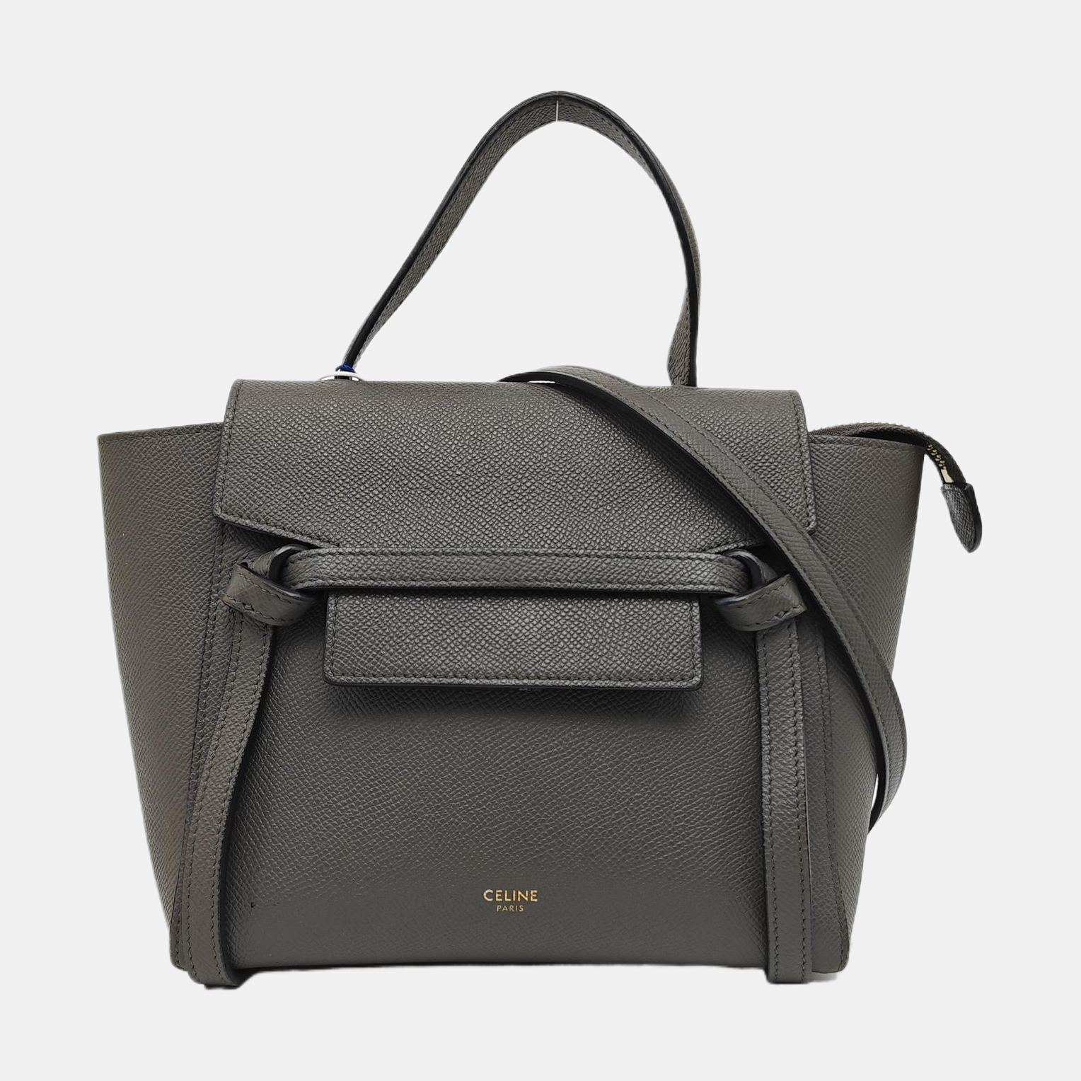 BELT Nano Calfskin Gray