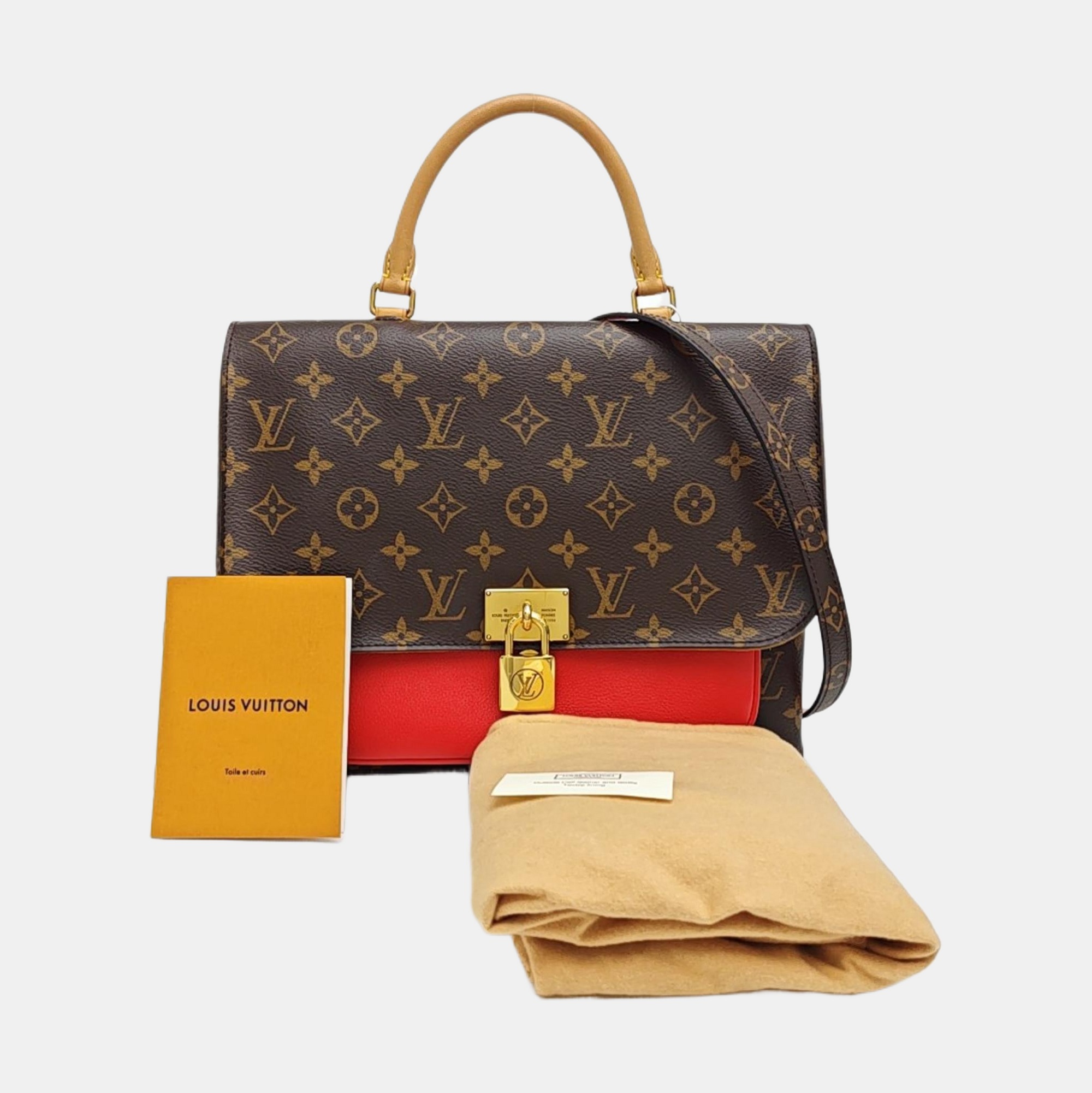 MARIGNAN Monogram Coated Canvas Brown