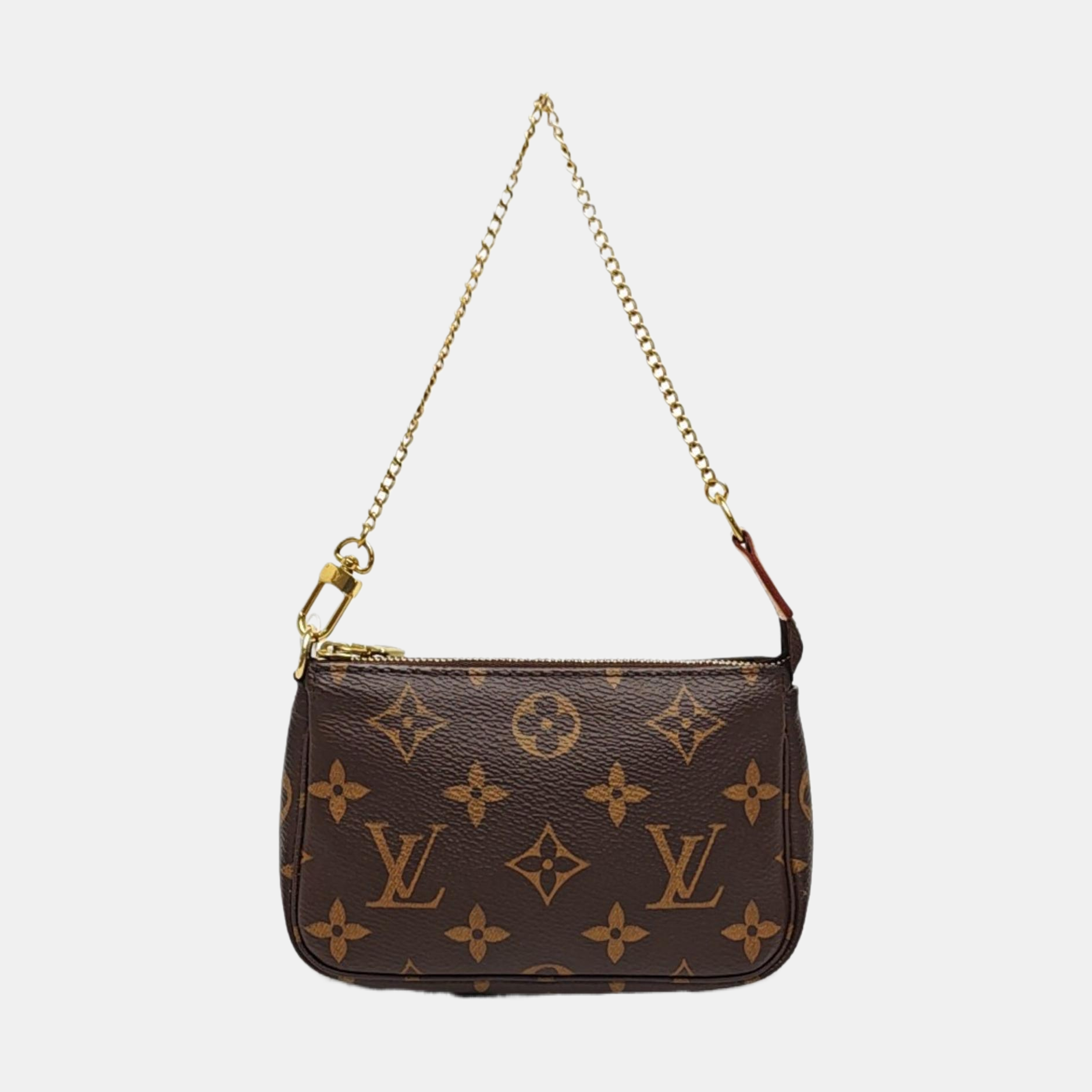 ACCESSOIRES Mini Monogram Coated Canvas Brown