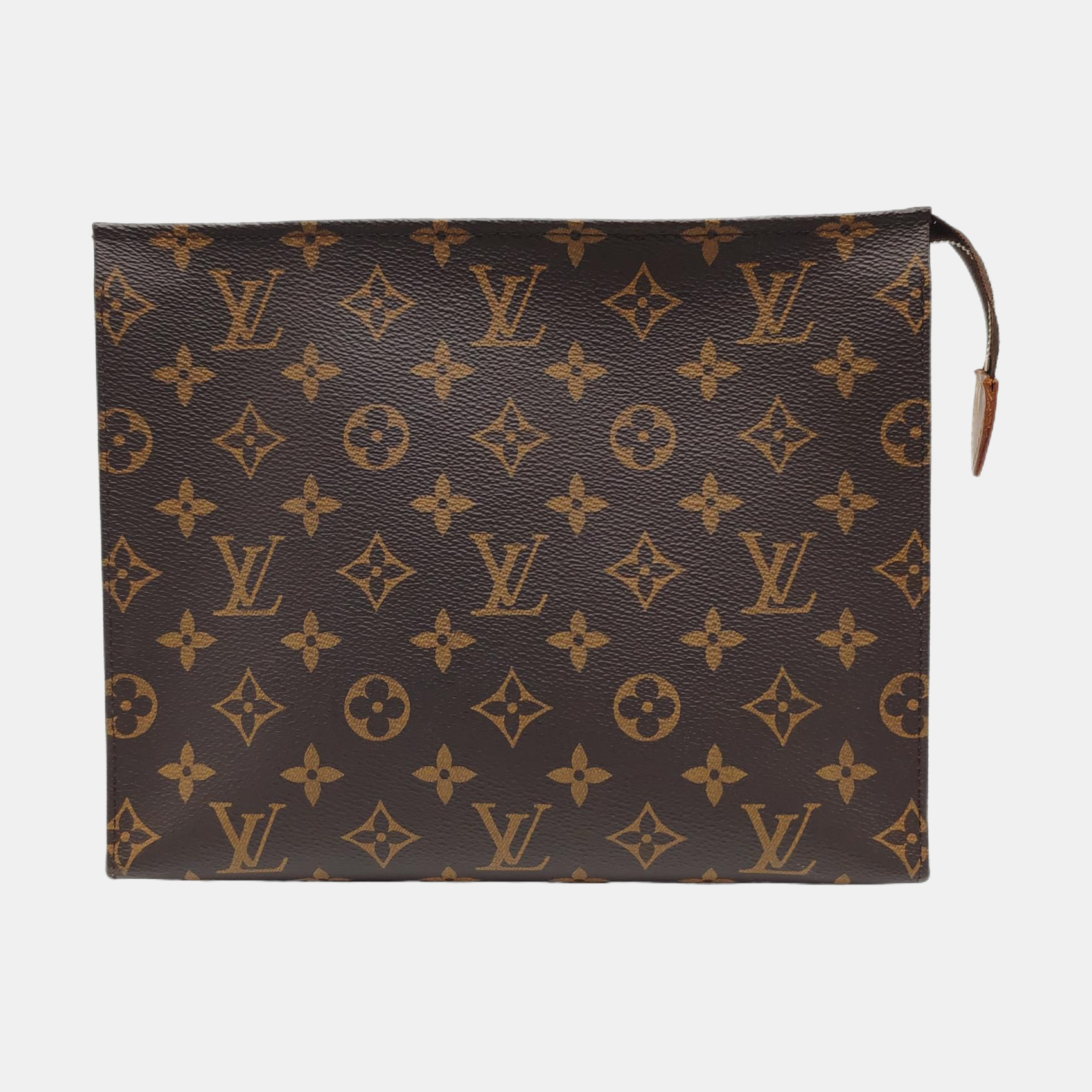 TOILET POCKET 26 Monogram Coated Canvas Brown