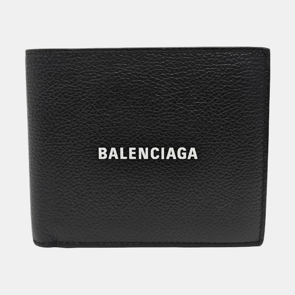 Cash Calfskin Black Wallet