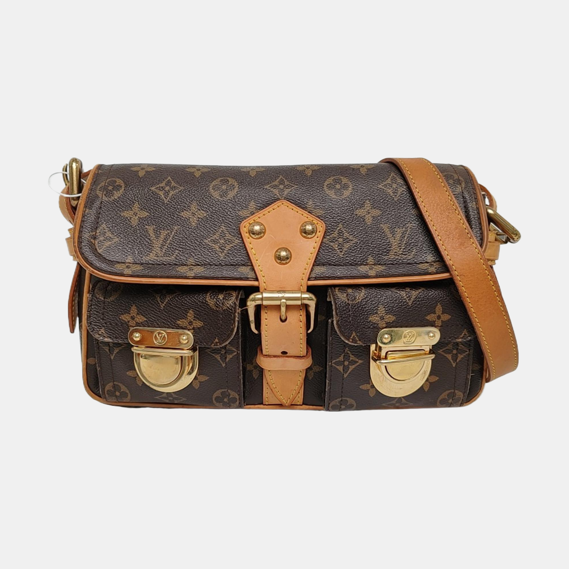 HUDSON PM Monogram Coated Canvas Brown