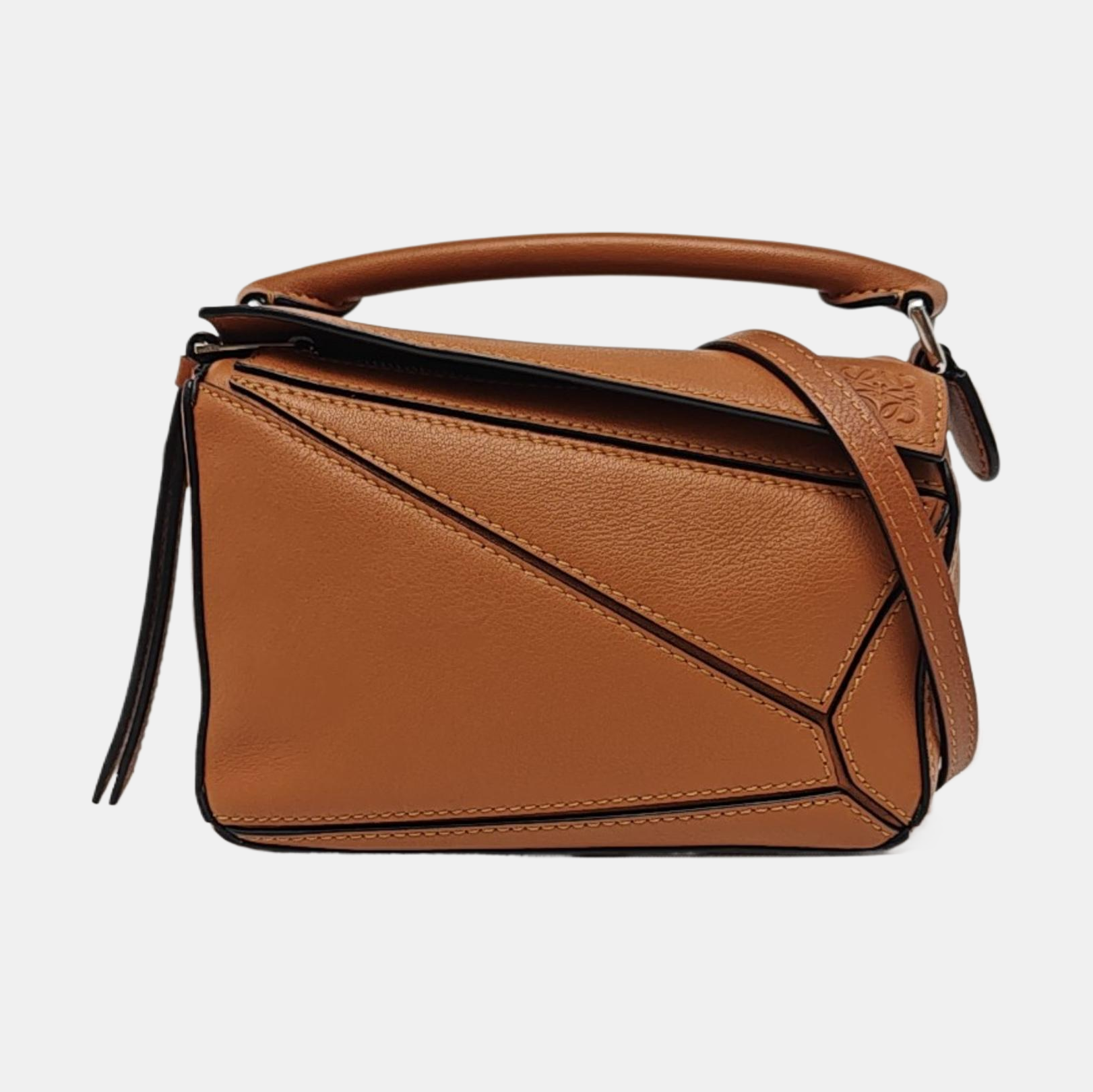 Puzzle Mini Calfskin Brown