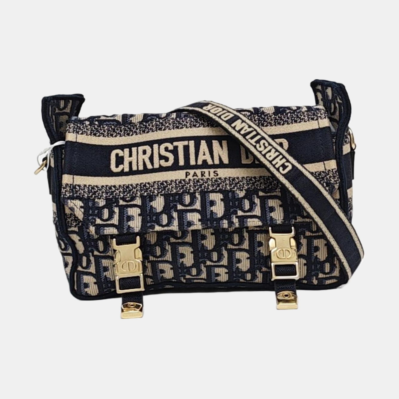 Diorcamp Small Oblique Canvas Blue