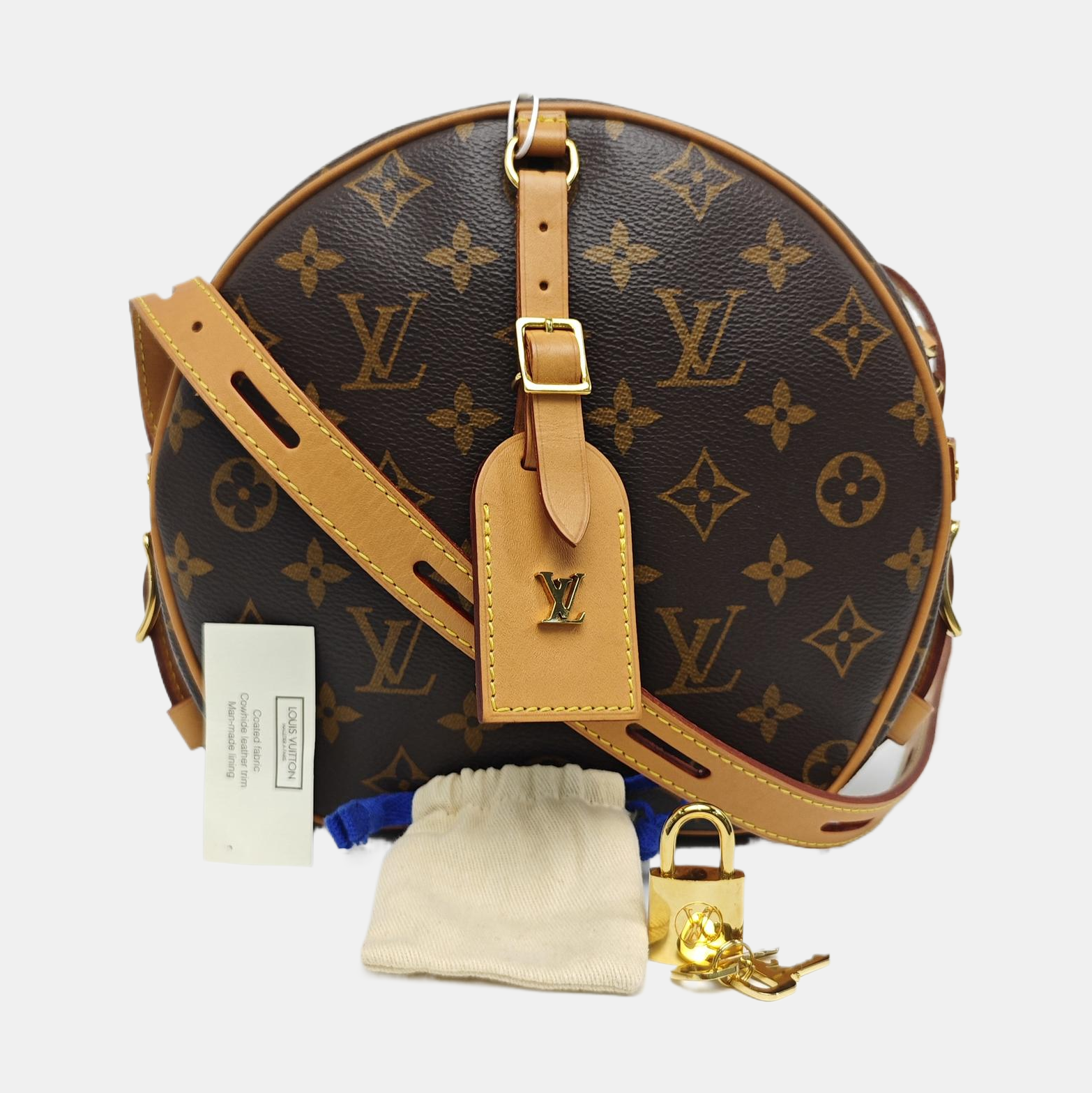 BOITE CHAPEAU MM Monogram Coated Canvas Brown